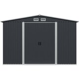 Furnova Vrtna skladiščna lopa antracitna jeklena 257x205x178 cm, (21912757) | Shoptok.si