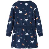  Dječja haljina s dugim rukavima modra 104 | shoptok.hr