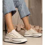 Gemre White women's high-sole sneakers Kallara | shoptok.hr