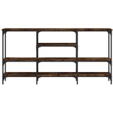  Konzolni stol boja hrasta 160x29x80 cm od konstruiranog drva | shoptok.hr
