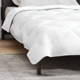 vidaXL Pokrivači & Duveti Bijela 155 x 220 cm Mikrovlakna | shoptok.hr