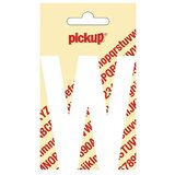 Nalepka Pickup (Motiv: W, bele barve, višina: 90 mm) | Shoptok.si