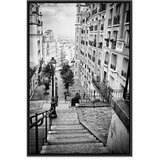  Slika - Parisian Suburb (1-częściowy) Vertical 80x120 U crnom drvenom okviru | shoptok.hr