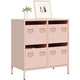  Komoda ružičasta 68x39x73 5 cm hladno valjani čelik | shoptok.hr