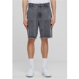 UC Men Men's Open Edge Two Knee Denim Shorts - Grey cene