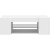 TV ormarić s LED svjetlima bijeli 90 x 39 x 30 cm | Eponuda.ba