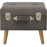  Tabure za pohranu 40 cm sivi baršunasti | shoptok.hr