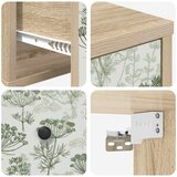  Wall-mounted noćni ormarić GOTHA 2 kom. Hrast sonoma | shoptok.hr
