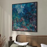  Slika - Claude Monet – La maison de l\'artiste vue du jardin aux roses 40x40 U crnom drvenom okviru | shoptok.hr