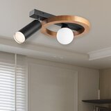 LAMKUR Reflektor OTIS 1xG9/5W/230V + 1xE27/15W/230V hrast | Eponuda.com