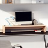 vidaXL Stalak za monitor 100 x 27 x 15 cm od masivne borovine Cijene