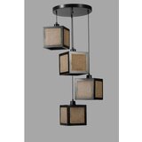Opviq kumsal 8703-4 blackrattan chandelier | ePonuda.com
