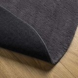  Tepisi Antracit Vuna 120 x 170 cm Tepih Kružni Minimalistički | shoptok.hr