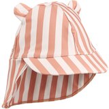 Liewood klobuček z uv zaščito senia stripe dusty coral/creme de la creme Cene