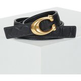 Coach Pasovi SCULPTED C EMBOSSED BELT Črna Cene