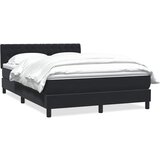 vidaXL Box spring postelja z vzmetnico črna 160x210 cm žamet, (22011196) | Shoptok.si