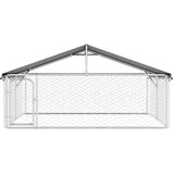 Vanjski kavez za pse s krovom 300 x 300 x 150 cm | shoptok.hr