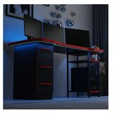 Hanah home Gaming sto Phoenix 7, 150x78x60 cm, Crveno-crni | ePonuda.com