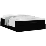  Otomanski krevet s madracem crni 140x190 cm umjetna koža | shoptok.hr