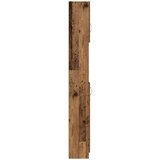 vidaXL Kopalniška omarica starinski les 32x25,5x190 cm iverna plošča | Shoptok.si