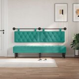  Držeće uzglavlje Zidne Tirkizna 190 x 55 x 7 cm Baršun - Tirkizna 180 cm bez LED | shoptok.hr