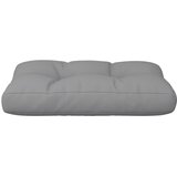  Jastuk za palete sivi 60 x 40 x 12 cm od tkanine | shoptok.hr