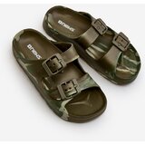 EVENTO Light Boys' Foam Sandals with Buckles Dark Green Adirnaca | Shoptok.si