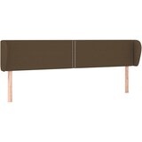 Maison Chic vzglavna omarica - nočna omarica - posteljna omarica z ušesi temno rjavo 163x23x78/88 cm blago, (21711652) Cene