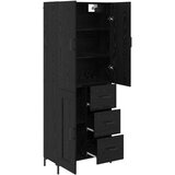  Highboard Crni hrast 69,5 x 34 x 180 cm Konstruirano drvo | shoptok.hr