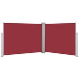 vidaXL Uvlačiva bočna tenda crvena 140 x 1000 cm Cijene