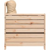  Vrtna sofa s naslonom za ruke i jastukom od masivne borovine | shoptok.hr