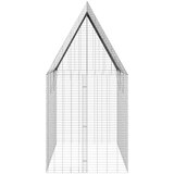 Kavez za zečeve Srebrno 300 x 100 x 210 cm Cinkani čelik | shoptok.hr