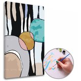  Slikanje po številkah BARVA ABSTRACT | low difficulty | Shoptok.si