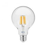 Gtv led sijalica E27 8W G95 3000K 800lm filament Cene
