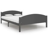 The Living Store Posteljni okvir temno siv iz trdne borovine 160x200 cm - Posteljni Okvir, (21528187) | Shoptok.si