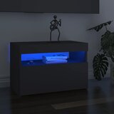 vidaXL TV omarica z LED lučkami 2 kosa siva 60x35x40 cm Cene