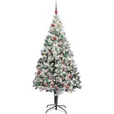 vidaXL Umjetno božićno drvce s 300 LED svjetlima Zelena 210 x 135 cm | shoptok.hr