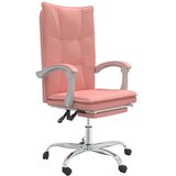 vidaXL Pisarniški stol roza umetno usnje, (21113846) | Shoptok.si