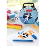  ŠKOLSKI 33BOJE U METALNOJ KUTIJI CONNECTOR SOCCER FABER CASTELL 155538 | Shoptok.si