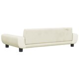 Krevet za pse Krem 100 x 54 x 33 cm baršunasti | Eponuda.com
