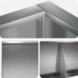  Zid za zadržavanje 6 kom. 200 x 100 x 40 cm Pocinčani čelik | shoptok.hr