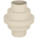 Bež jeklena vaza (višina 23 cm) Velia –