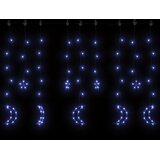  Vilinska svjetla zvijezde i mjeseci s daljinskim 345 LED plava | shoptok.hr