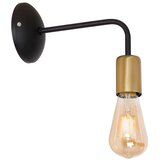  Zidna lampa BRENDA 1xE27/60W/230V crna/zlatna | Eponuda.com