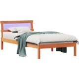  Krevetna konstrukcija Voštano smeđa 90 x 190 cm Borova drva | shoptok.hr