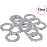  Podlošci 12 pcs Srebrno 10 x 10 x 0,8 mm Željezo | Eponuda.com