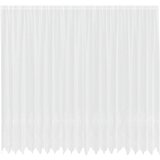 vidaXL Čipkasta Zavesa z zavesami Bela 280 x 500 cm Poliester, (5000149120) | Shoptok.si