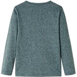  Dječja majica dugih rukava uzorak dinosaura tamnozelena prošarana 128 | shoptok.hr