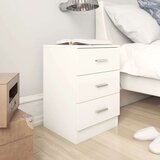  Nočne omarice 2 kosa bele 38x35x56 cm iverna plošča, (20623853) | Shoptok.si