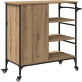  Kuhinjski kolica Umjetnički hrast 87.5 x 39 x 84.5 cm | shoptok.hr